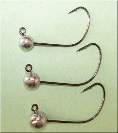 25 pack combo weedless tube hooks 1/8 & 1/4 ounce built with mustad 32746 bln  