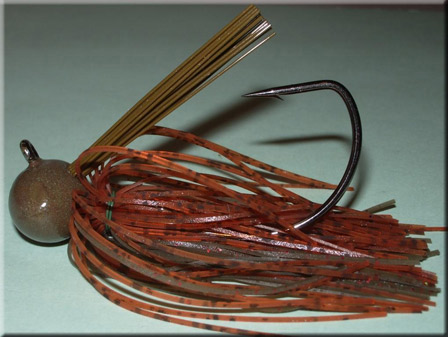 Weedless 45&deg; Football Jig