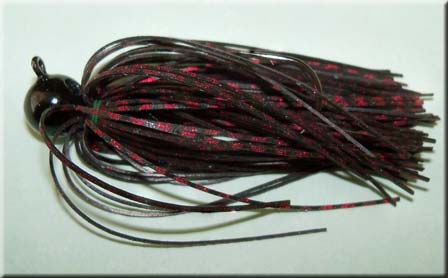 Black -Red Glitter