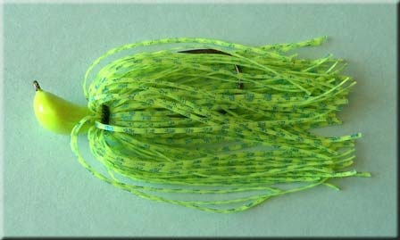Chartreuse -Blue Scale Skirt