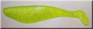 Chartreuse Sparkle Shad Body