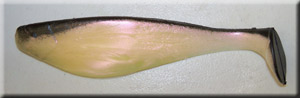 Pearl/Black Back Shad Body