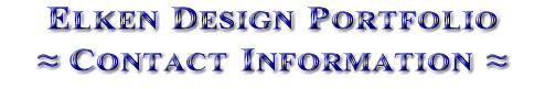 Elken Design Contact Header